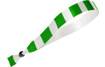 Fabric Green White Stripe