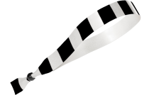 Fabric Black White Stripe