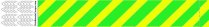 Plain Tyvek Stripey Green and Yellow