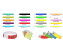 Plain Tyvek Wristbands in Europe - Biodegradable