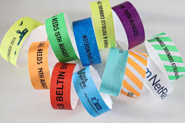 Ibiza Tyvek Wristbands for events and venues